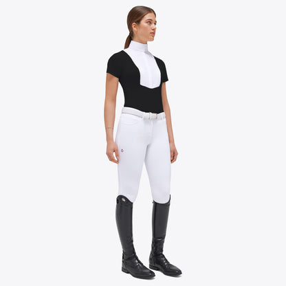 Cavalleria Toscana Women's American Short Sleeve Riding Shirt