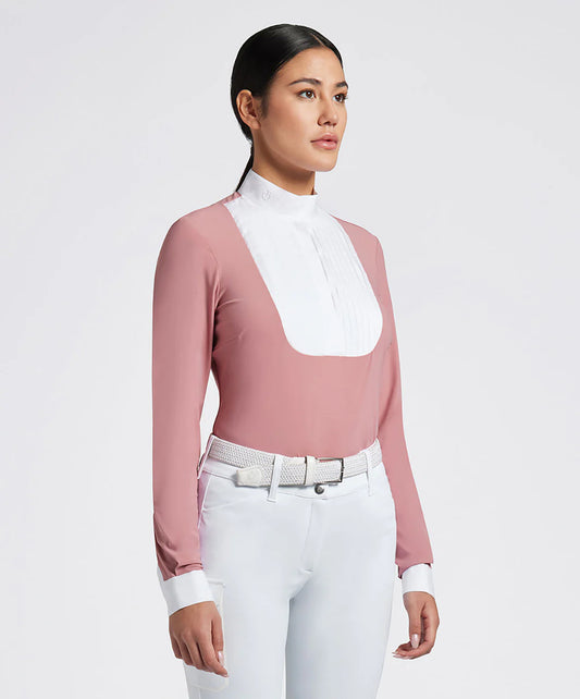 Cavalleria Toscana CT Pleated Bib Jersey L/S Competiton Shirt