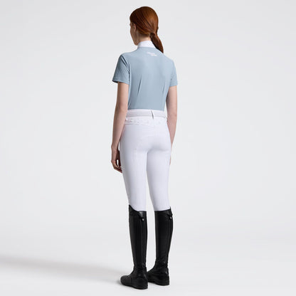 Cavalleria Toscana CT Perforated Jersey S/S Button Competition Polo