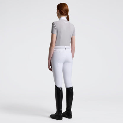 Cavalleria Toscana CT Perforated Jersey S/S Button Competition Polo