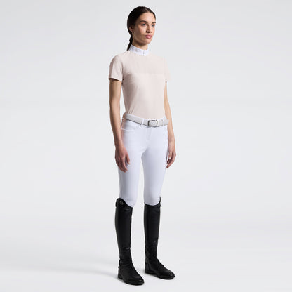 Cavalleria Toscana CT Short Sleeve Perforated Jersey inserts Riding Shirt