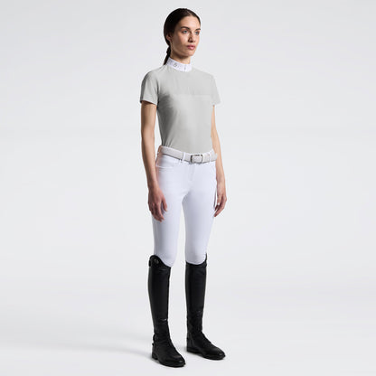 Cavalleria Toscana CT Short Sleeve Perforated Jersey inserts Riding Shirt