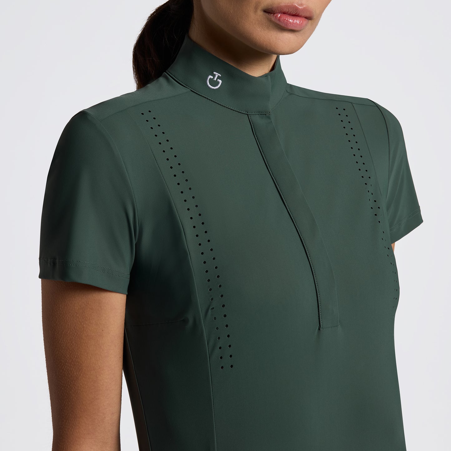 Cavalleria Toscana CT S/S Perforated Jersey Shirt