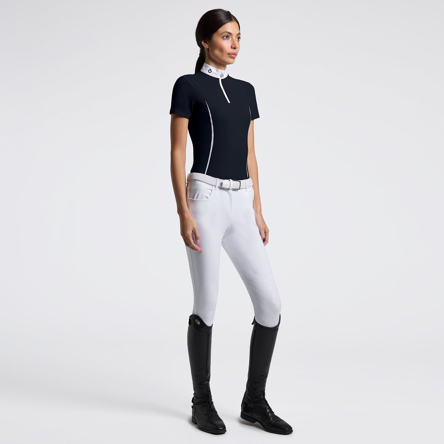 Cavalleria Toscana CT S/S Insert Mesh Competition Shirt