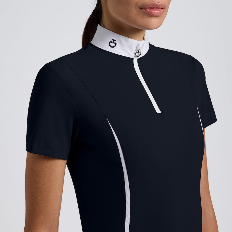 Cavalleria Toscana CT S/S Insert Mesh Competition Shirt