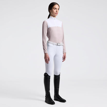 Cavalleria Toscana Women's Long Sleeve Riding Shirt in Jersey