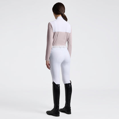Cavalleria Toscana Women's Long Sleeve Riding Shirt in Jersey