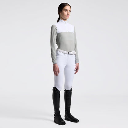 Cavalleria Toscana Women's Long Sleeve Riding Shirt in Jersey