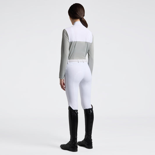 Cavalleria Toscana Women's Long Sleeve Riding Shirt in Jersey