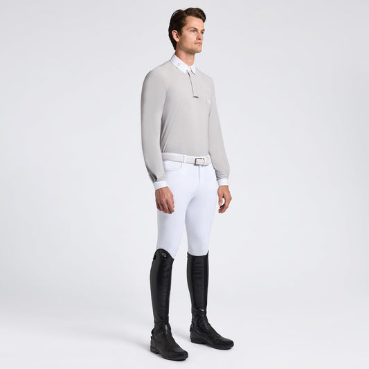 Cavalleria Toscana CT Jersey L/S Competition Shirt e Perforated Pocket