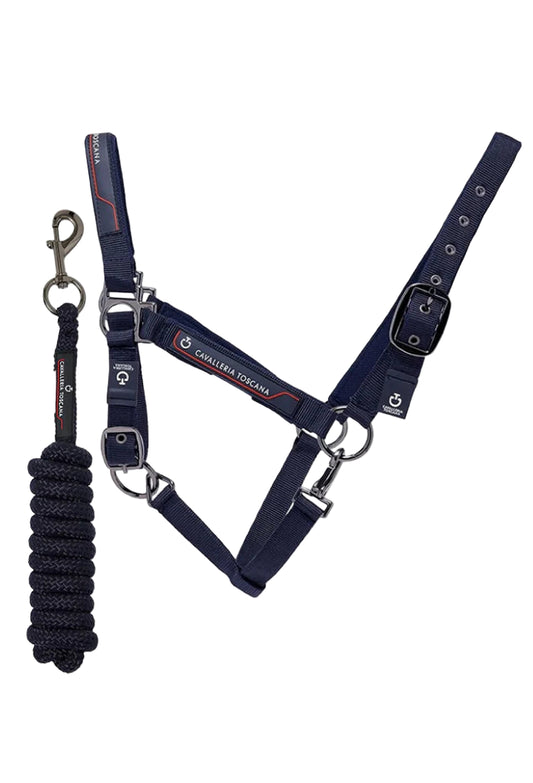 (Set) Cavalleria Toscana CT Halter - Lead Rope