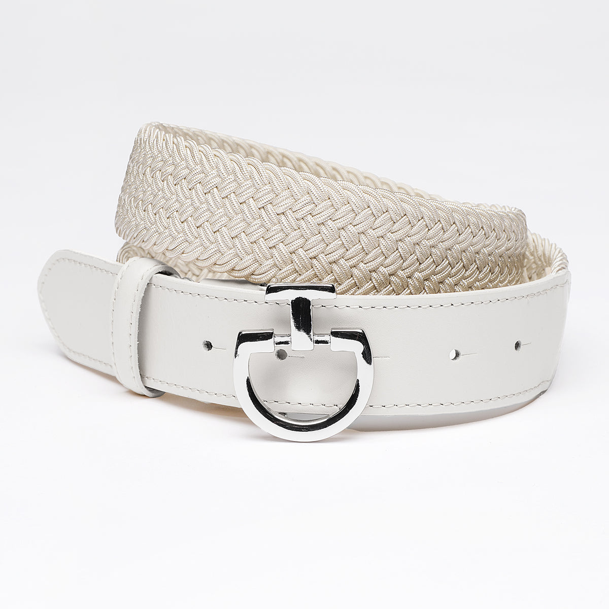 Cavalleria Toscana Women’s Elastic belt with CT buckle