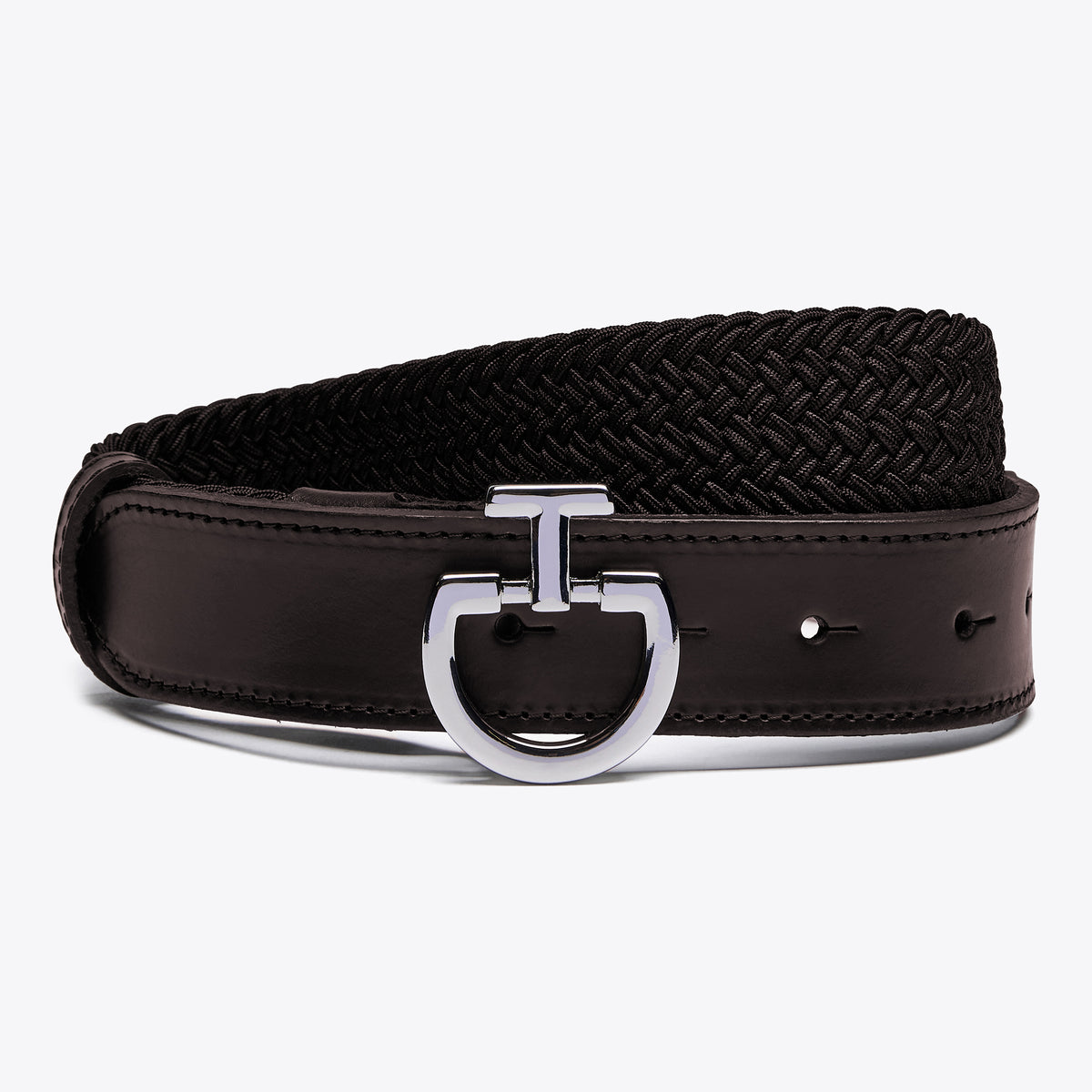 Cavalleria Toscana Women’s Elastic belt with CT buckle
