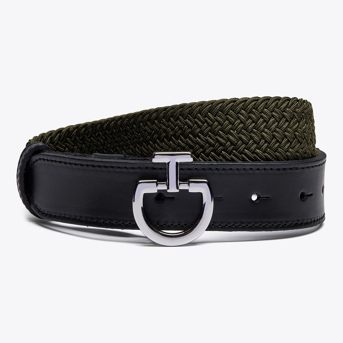 Cavalleria Toscana Women’s Elastic belt with CT buckle