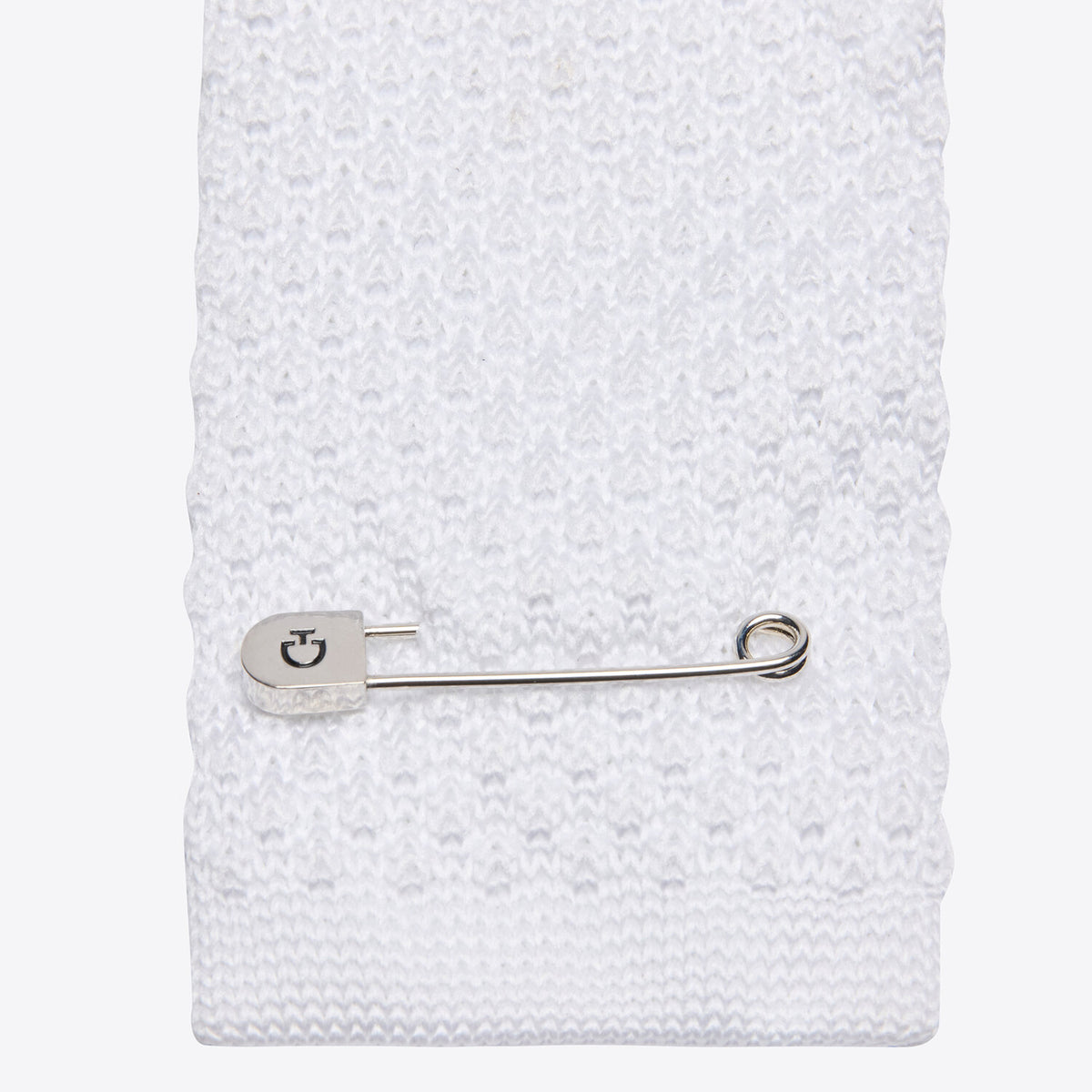 Cavalleria Toscana Knitted Tie with Tie Clip