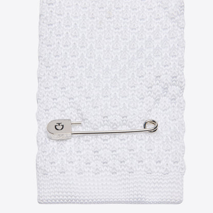 Cavalleria Toscana Knitted Tie with Tie Clip
