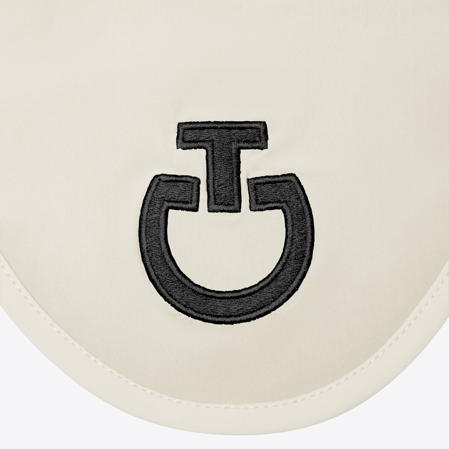 (Set) Cavalleria Toscana Diamond Quilted Jersey Dressage Saddle Pad - Sand