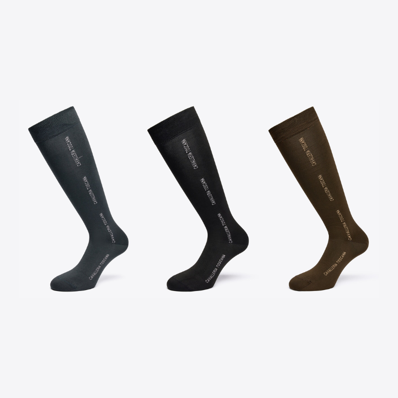 Cavalleria Toscana CT 3-Pack Repeat Logo Sock