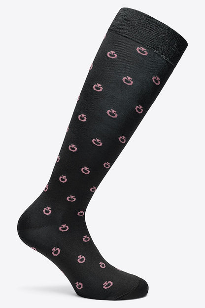 Cavalleria Toscana Mini CT Jacquard Logo Sock