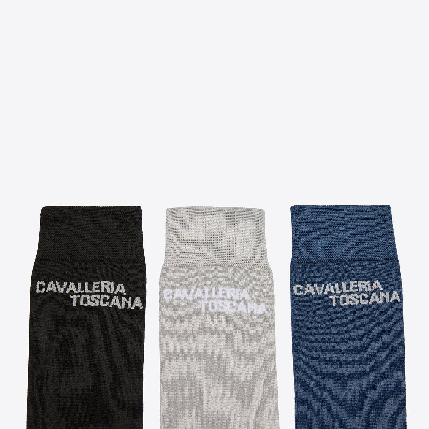 Cavalleria Toscana CT Jacquard Logo 3-Pack Socks
