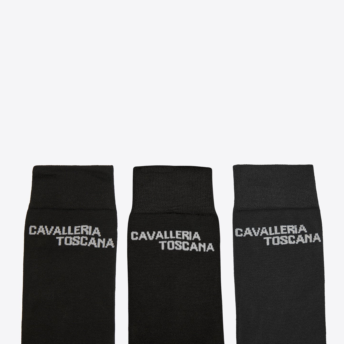 Cavalleria Toscana CT Jacquard Logo 3-Pack Socks