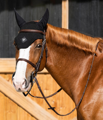 (Set) Horse Pilot Competition Riding Saddle Pad and Earnet