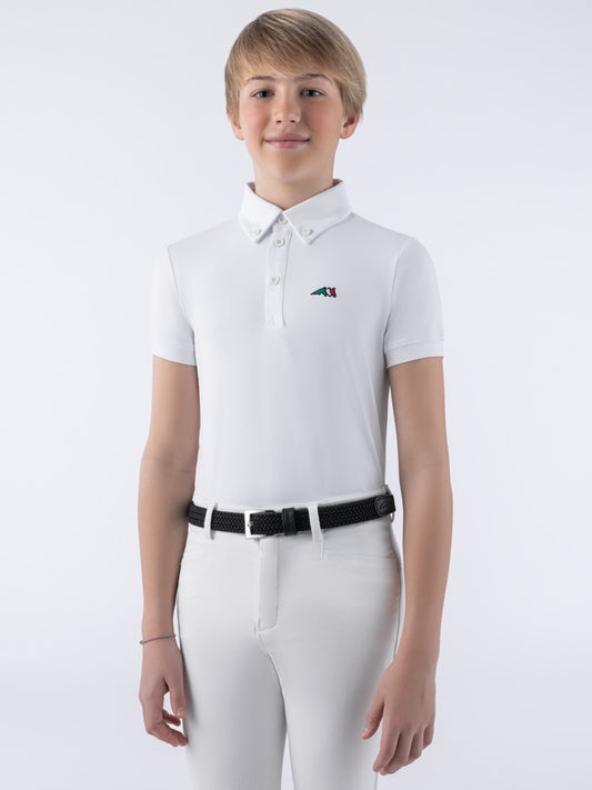 Equiline Boy's Competition Polo S/S JEREMYK