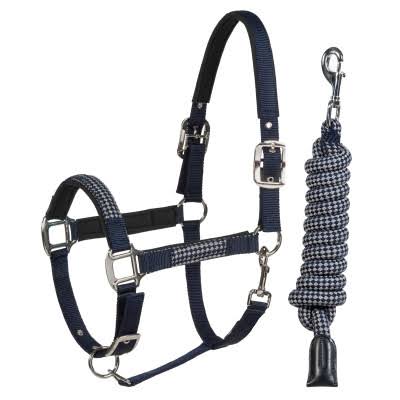 (Set) Equiline Elerta Halter with Lead Rope