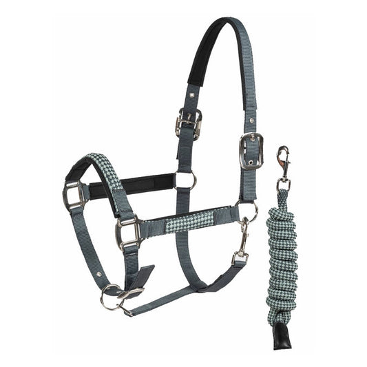 (Set) Equiline Elerta Halter with Lead Rope