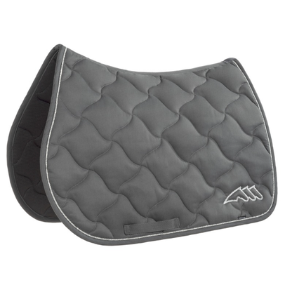 Equiline Fluid Rombo A Jumping Saddle Pad Set - Grey