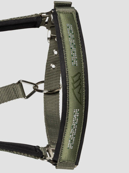 Equiline Halter and Lead Rope Set with Tone-on-Tone Microstuds