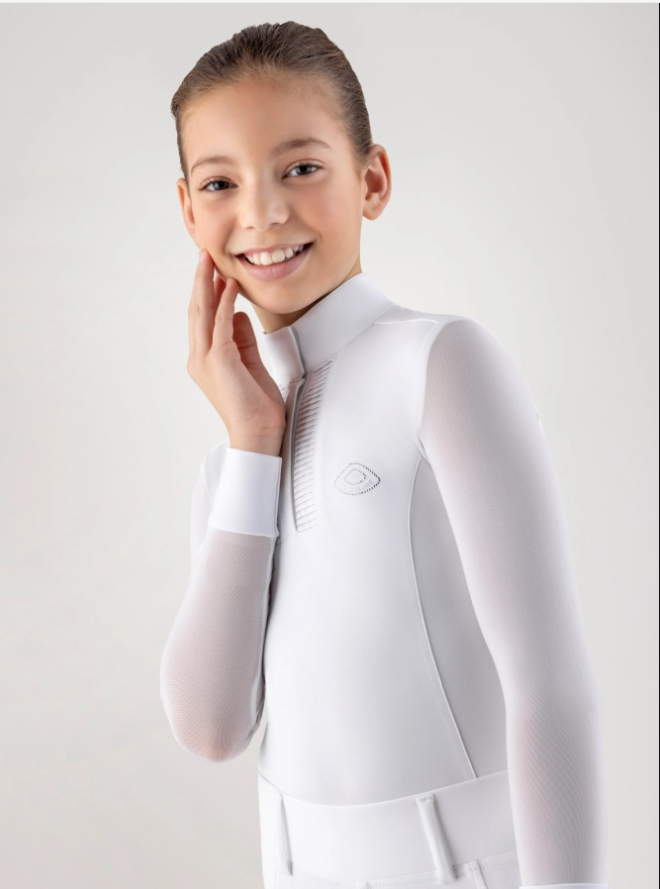 Equiline Junior Competition L/S Polo