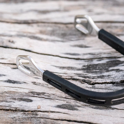 Sprenger ULTRA fit EXTRA GRIP spurs with Balkenhol fastening - Stainless steel, 30 mm rounded