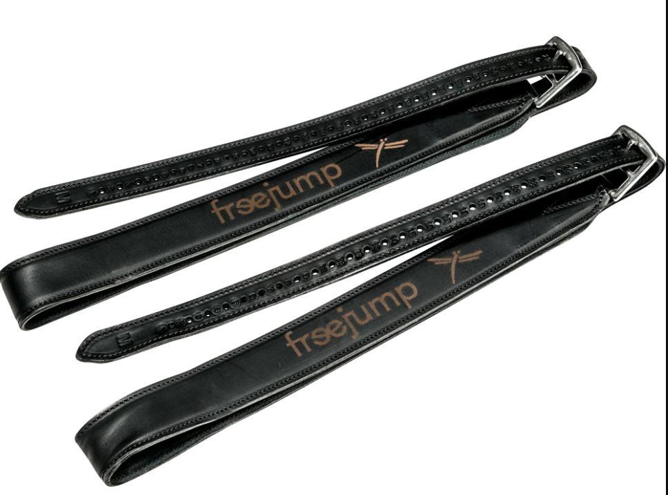 Freejump Stirrups Leather Progrip