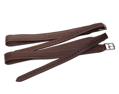 Freejump Stirrups Strap Leather Classic Wide