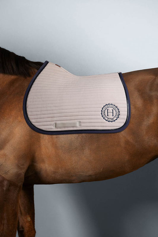 (Set) Harcour Karembar Saddle Pad and Fredy Fly Veil Set - Linen