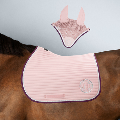 (Set) Harcour Karembar Saddle Pad + FREDY Flyveil