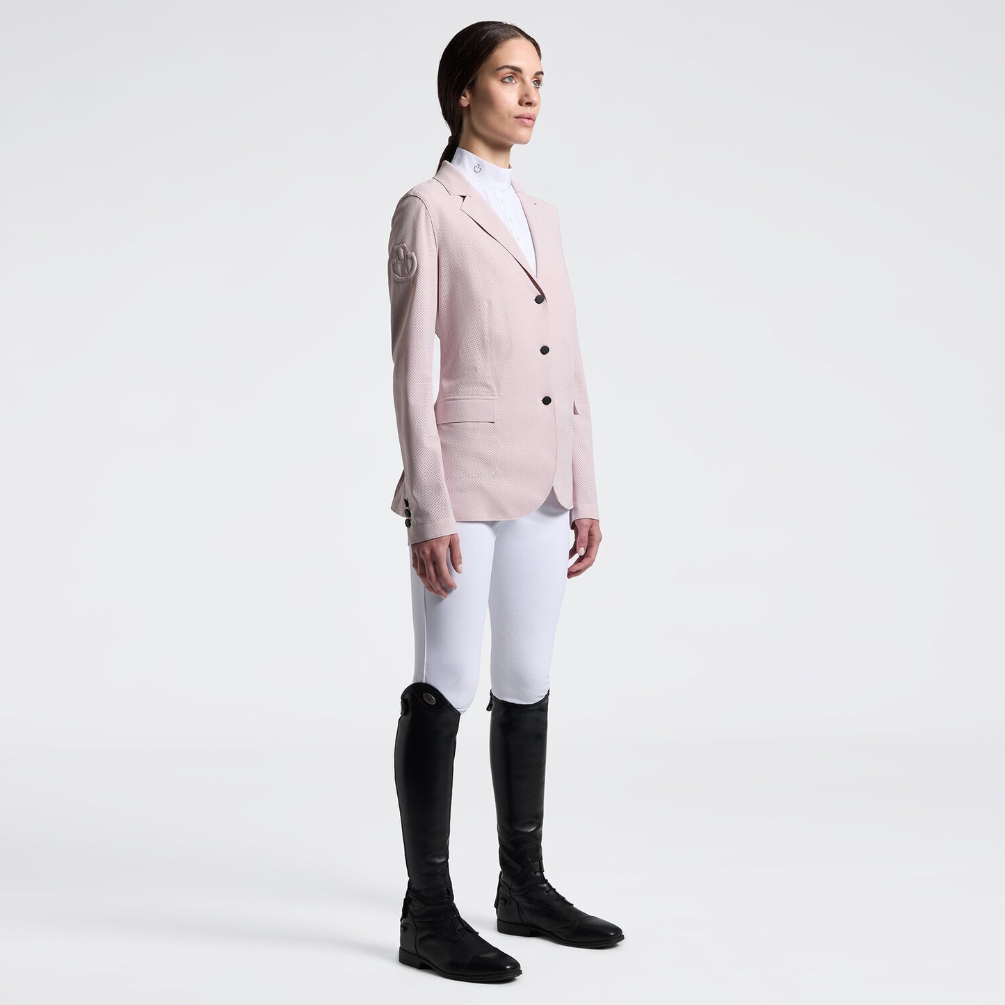 Cavalleria Toscana Women's Raw Cut Competition Jacket with buttons