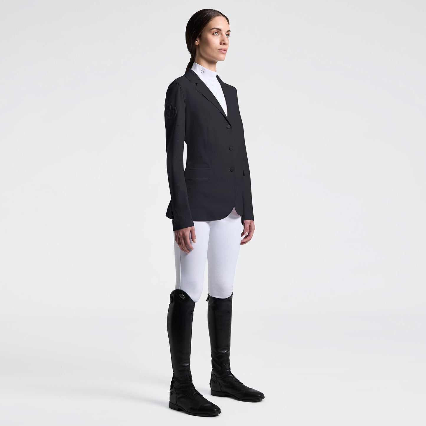 Cavalleria Toscana Women's Raw Cut Competition Jacket with buttons