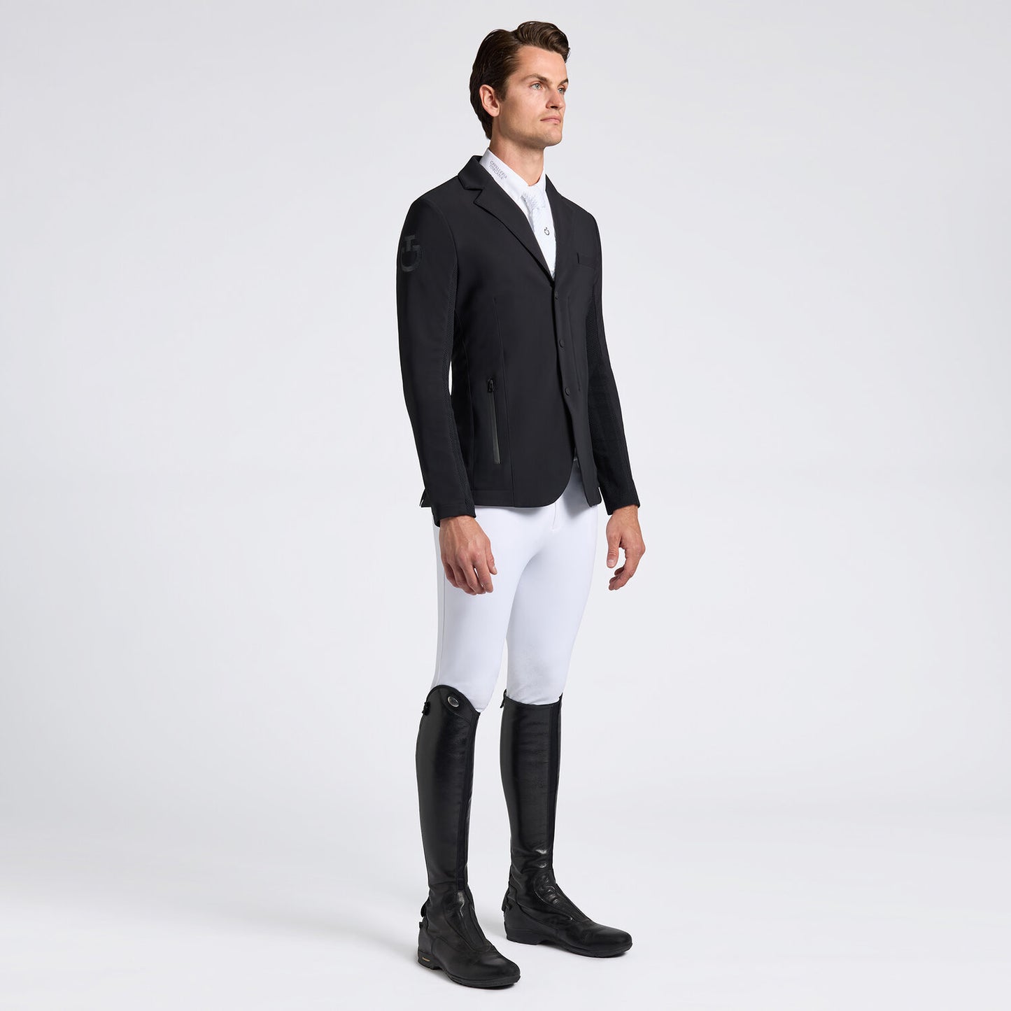 Cavalleria Toscana R-EVO Light Tech Knit Zip Riding Jacket