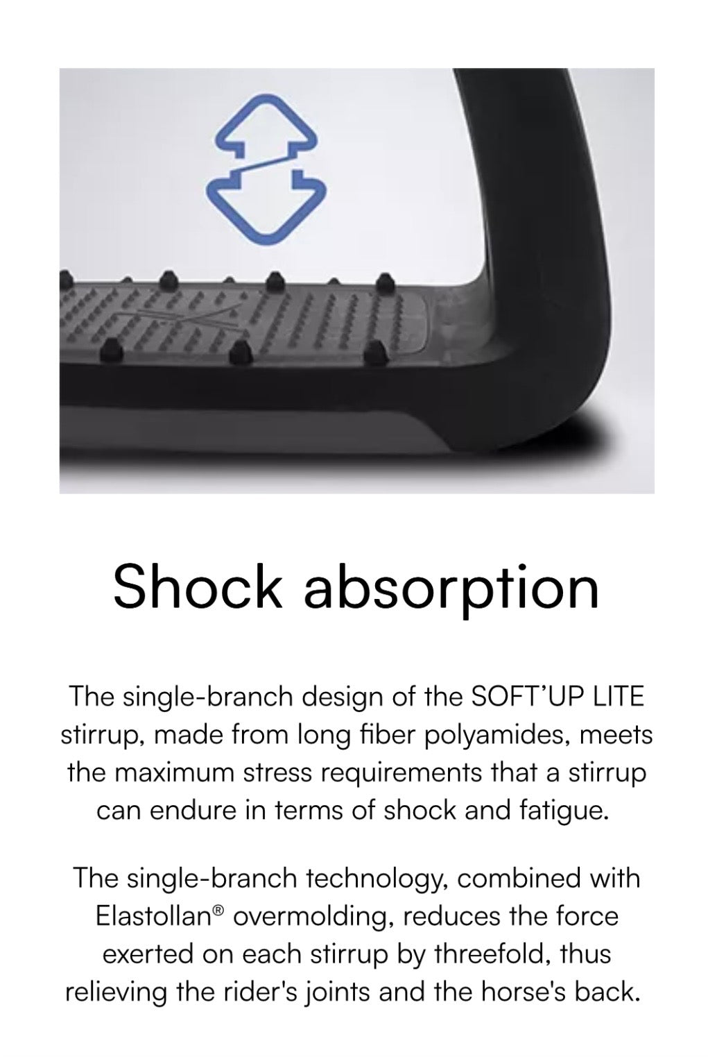 Freejump Stirrups Soft Up Lite Stirrups