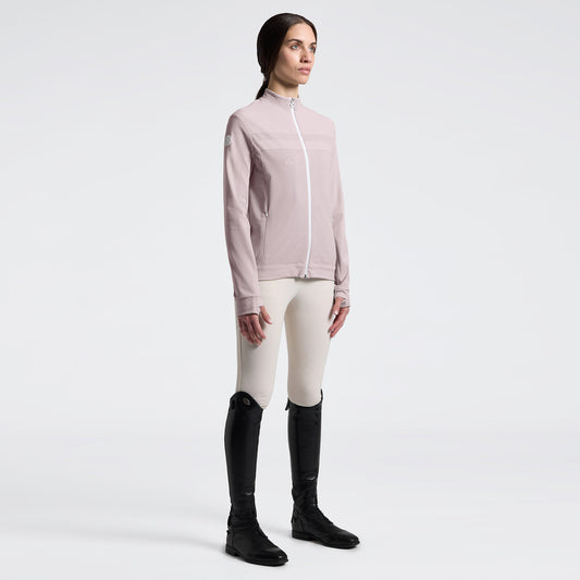 Cavalleria Toscana Women's Sweatshirt in Tech Knit with Zip