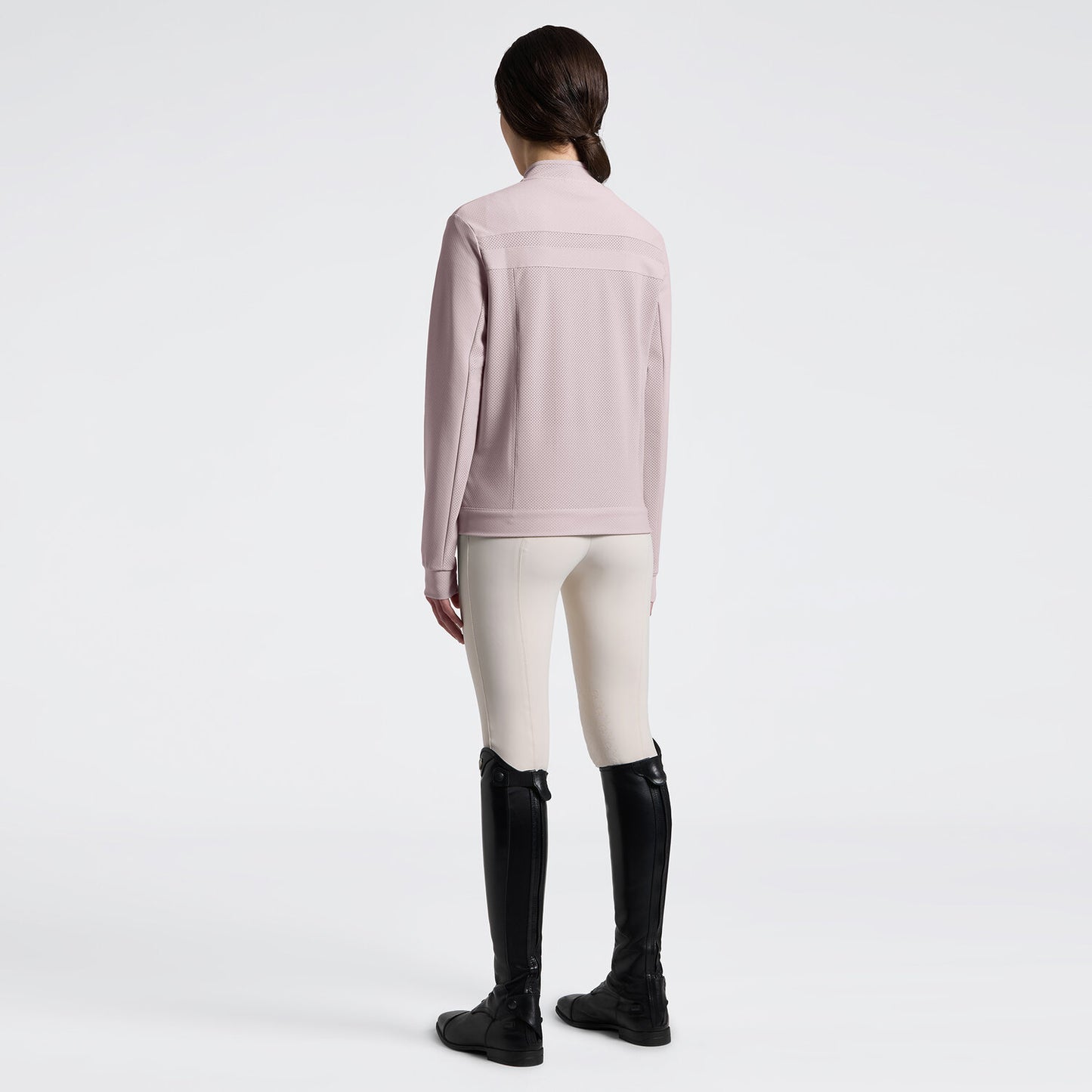 Cavalleria Toscana Women's Sweatshirt in Tech Knit with Zip