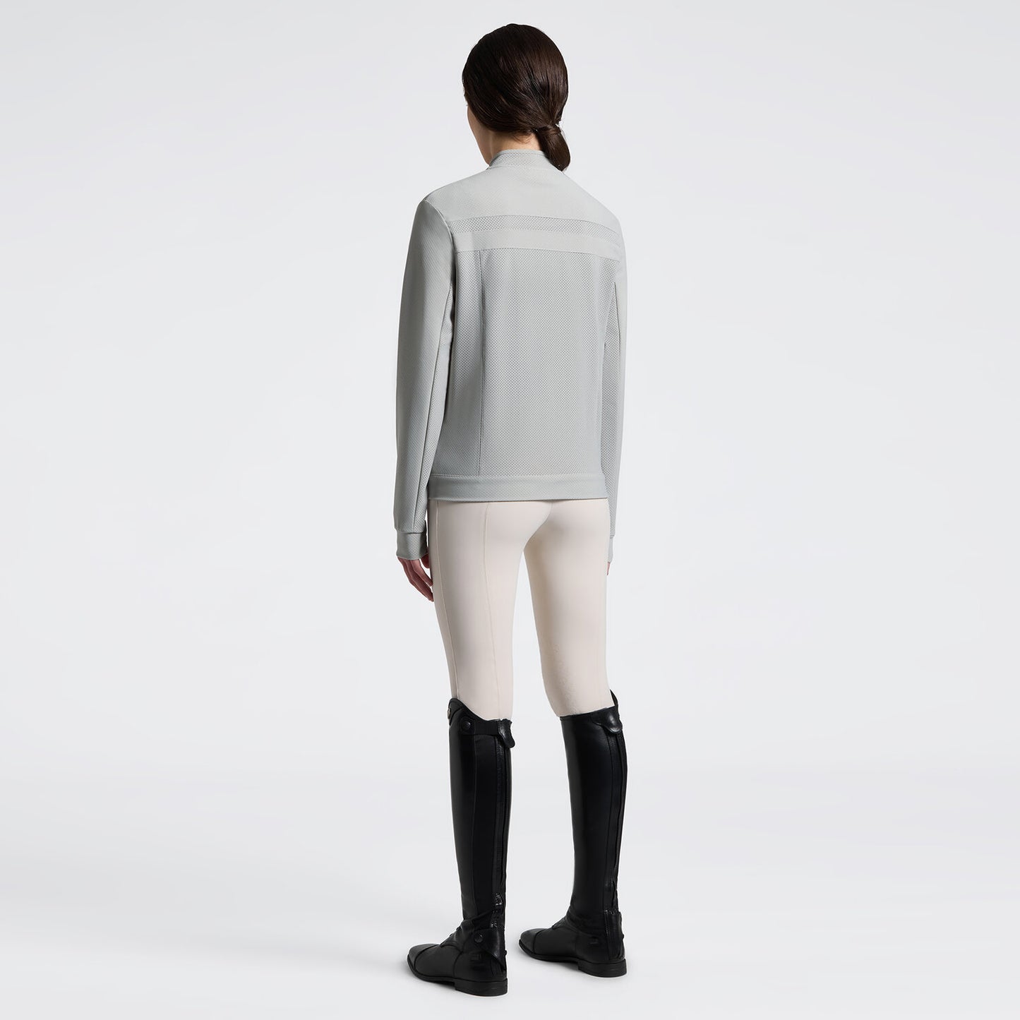 Cavalleria Toscana Women's Sweatshirt in Tech Knit with Zip