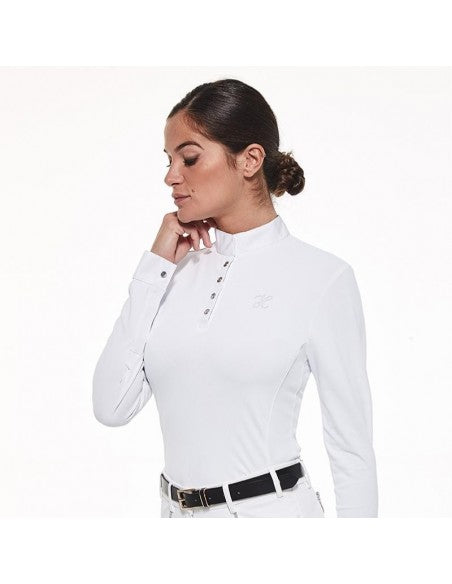 Harcour Nutria Polo ML Femme Rider