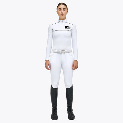 Cavalleria Toscana CT Team Daytona Jersey L/S Zip Competition Polo