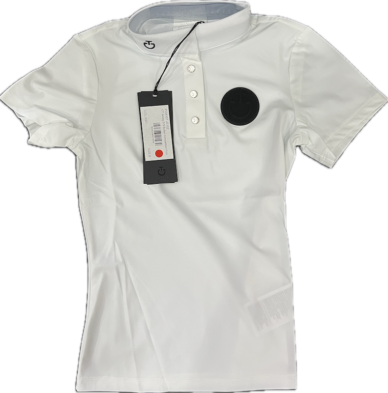 Cavalleria Toscana CT Jersey S/S Button Competition Polo
