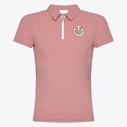 Cavalleria Toscana CT Comic Book Jersey SS Zip Training Polo