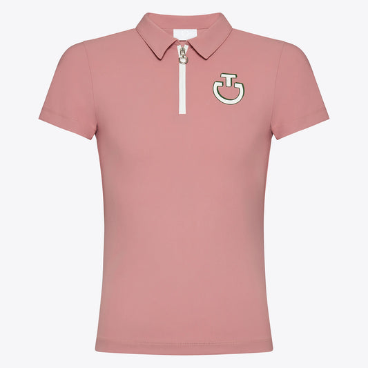 Cavalleria Toscana CT Comic Book Jersey SS Zip Training Polo