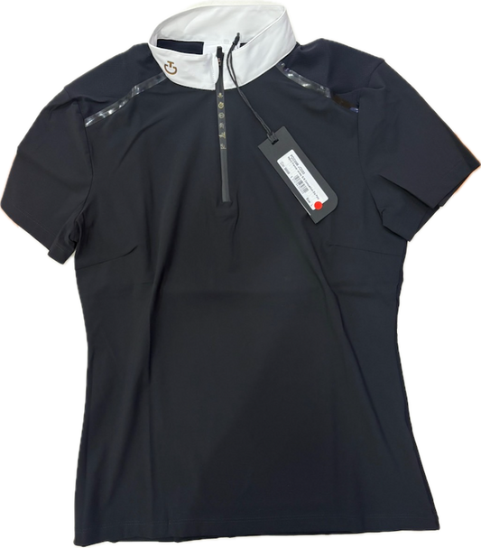 Cavalleria Toscana Revo Premier Jersey S/S Competition Zip Polo